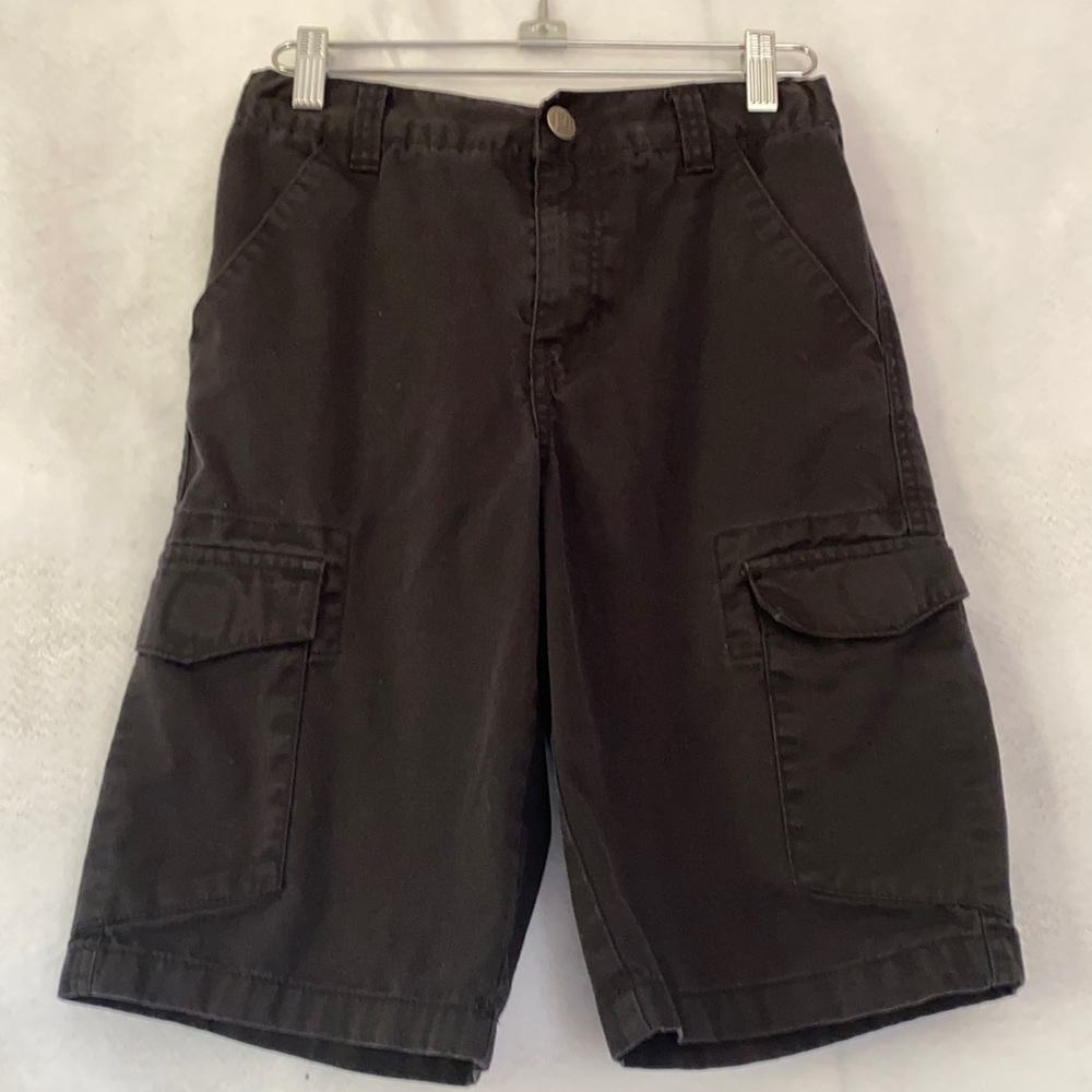 Amplify Boys Size 12 Black Cargo Shorts  School Uniform / Everyday Casual